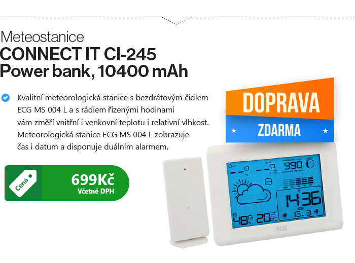 Meteostanice ECG MS 004 L