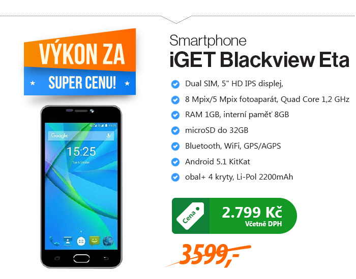 Smartphone iGET Blackview Eta