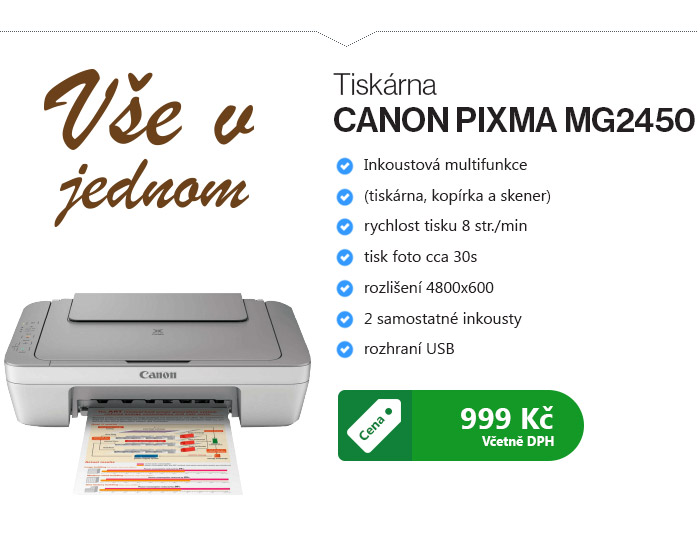 Tiskárna CANON PIXMA MG2450